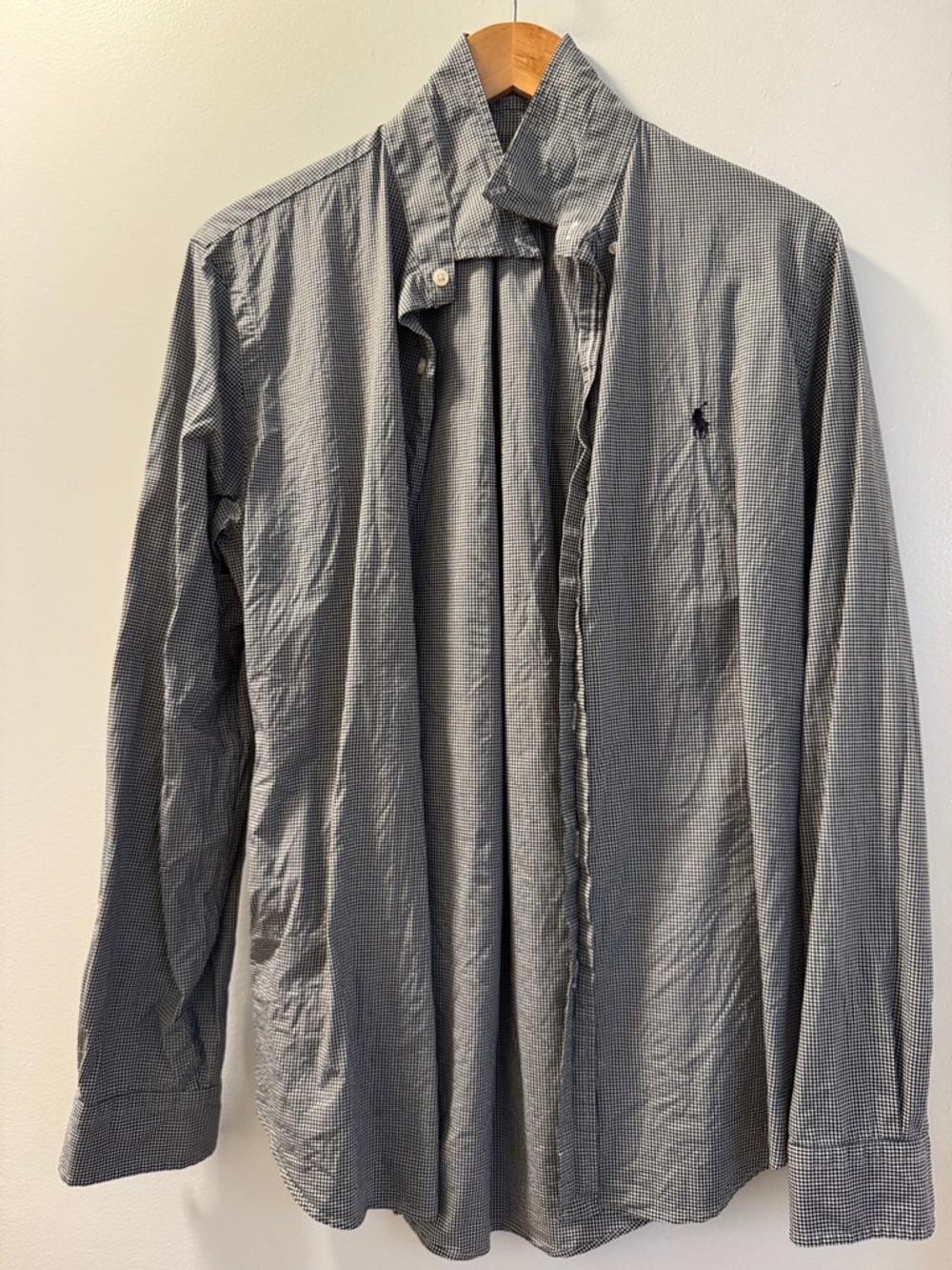 Ralph Lauren Black & White Micro-Check Shirt Jacket